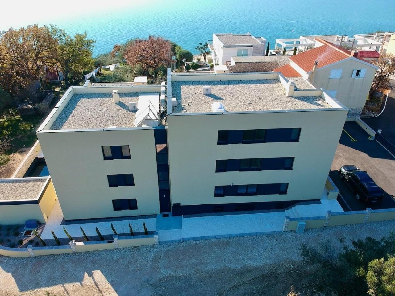 Ferienwohnung Mit Beheiztem Pool, 60 M Vom Strand Maslenica Eksteriør bilde
